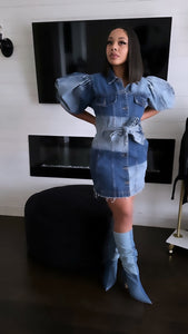 Around the Block (Denim Dress)