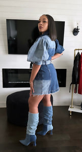 Around the Block (Denim Dress)