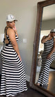 Stripe maxi (dress)