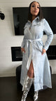 Denim Duster Dress Coat